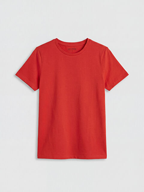 LCW EVERYDAY Bisiklet Yaka Kadın Tişört - S6LD12Z8-GYE