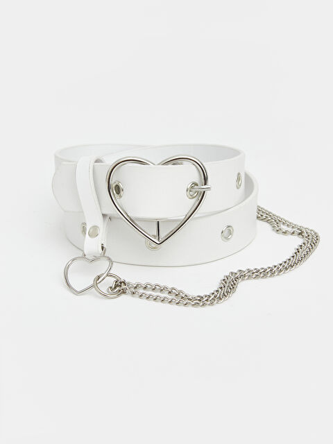 LCW ACCESSORIES Zincir Detaylı Kız Çocuk Kemer