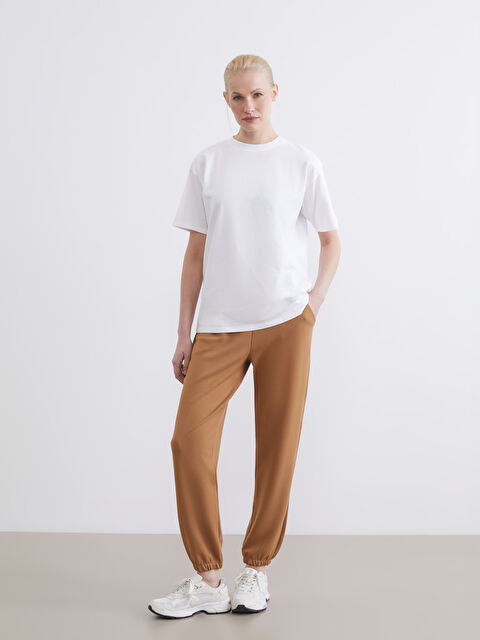 LCWAIKIKI Classic Beli Lastikli Kadın Jogger Eşofman Altı	 - S6LD31Z8-GQR