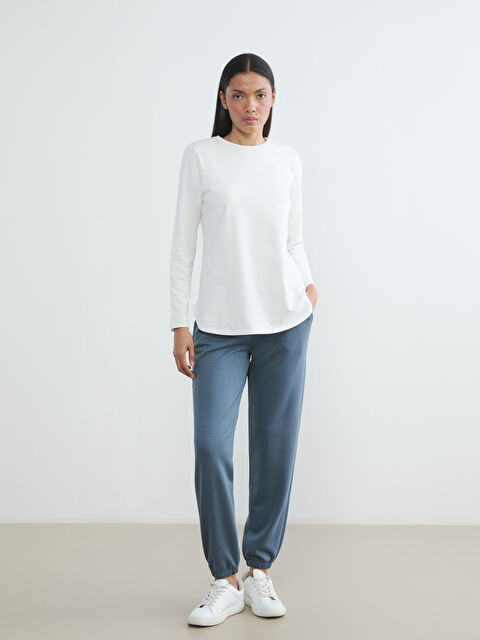 LCWAIKIKI Classic Beli Lastikli Kadın Jogger Eşofman Altı	 - S6LD31Z8-HRX