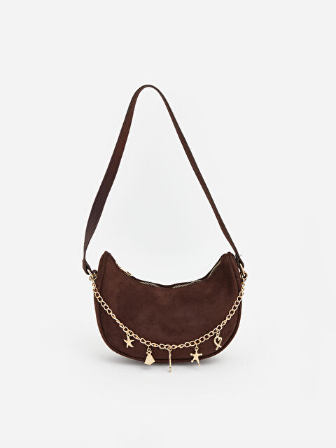 LCW ACCESSORIES Süet Görünümlü Kadın Omuz Çantası - S6LD62Z8-DJ7