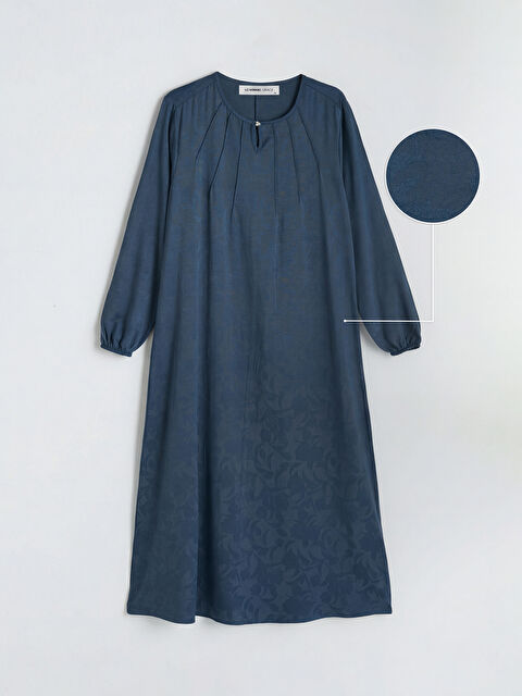 LCW Grace Bisiklet Yaka A Kesim Elbise