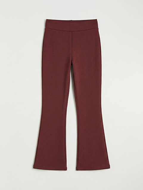 LCW Kids Beli Lastikli Kız Çocuk İspanyol Paça Tayt - S6LD98Z4-HEN