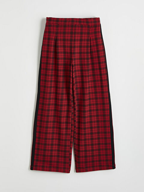 LCW Kids Ekose Desenli Yanları Şeritli Kız Çocuk Eşofman Altı - S6LE53Z4-LTQ