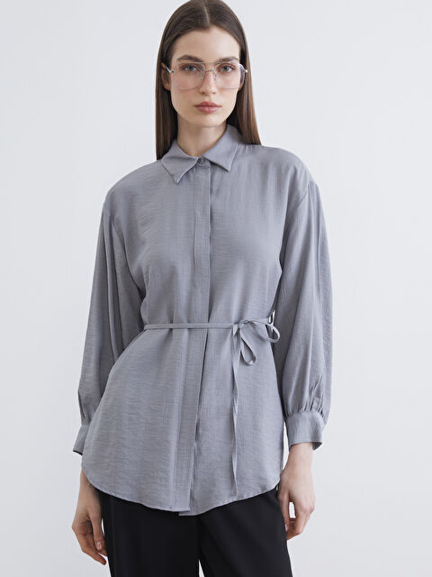 LCW Modest Dokulu Kadın Gömlek Tunik - S6LE71Z8-HFP