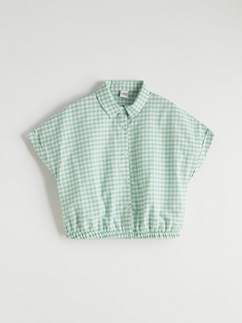 LCW ECO Ekose Kız Çocuk Gömlek - S6LF11Z4-LME