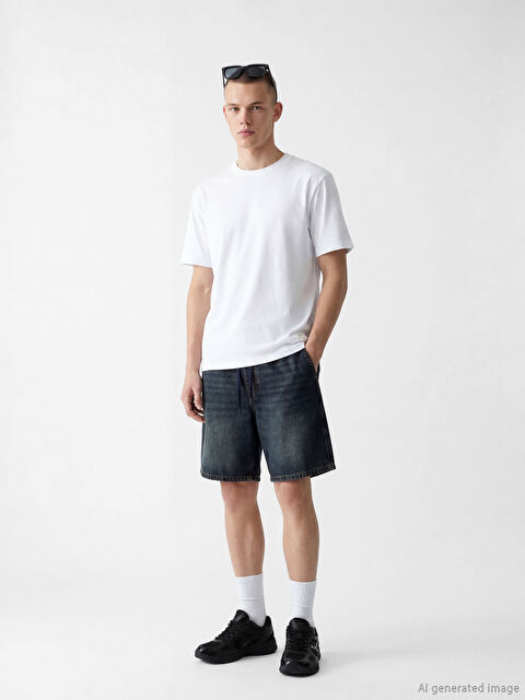 LCW Jeans Rahat Kalıp Erkek Jean Şort