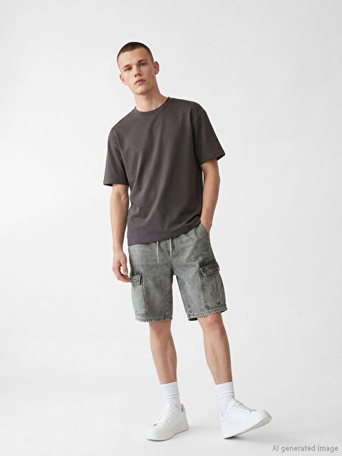 LCW Jeans Standart Kalıp Erkek Jean Şort