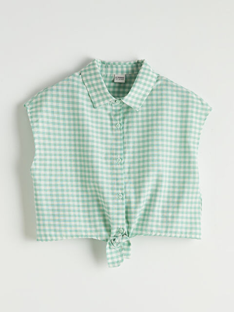 LCW ECO Ekose Kız Çocuk Gömlek - S6LG02Z4-LME