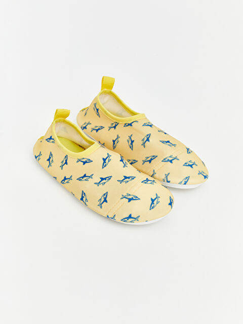 LCW STEPS Köpek Balığı Desenli Erkek Çocuk Deniz Ayakkabısı