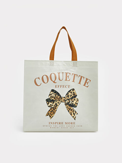 LCW ACCESSORIES Fiyonk Baskılı Alışveriş Çantası - S6LG48Z8-M0T