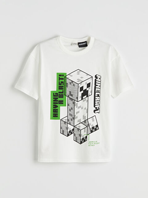 LCW Kids Boy ECRU T-Shirt