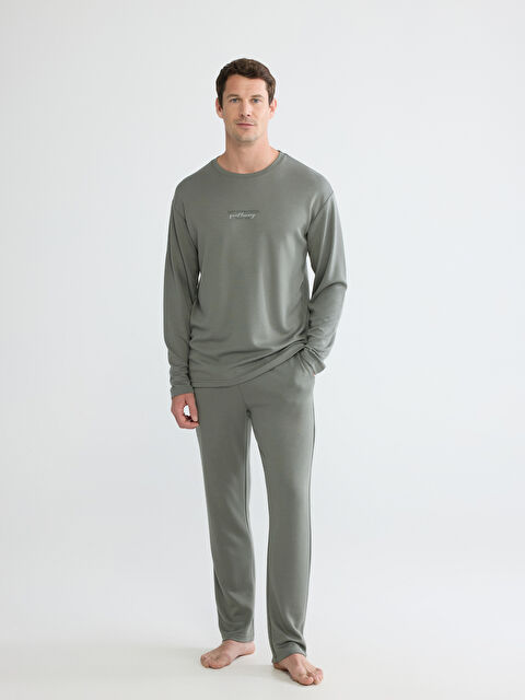 LC WAIKIKI Standart Kalıp Erkek Pijama Takımı - S6LG80Z8-R1C