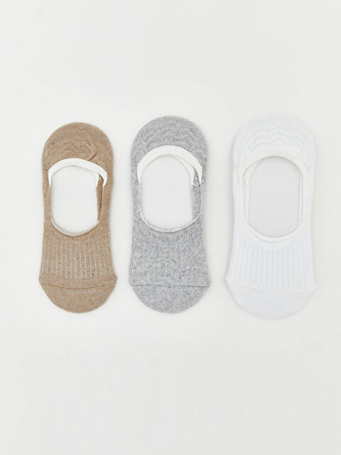 LC WAIKIKI Kız Çocuk Kaydırmaz Tabanlı 3'lü Babet Çorap - S6LH18Z4-D2Y