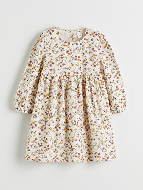 LCW Kids Çiçekli Kız Çocuk Elbise - S6LH31Z1-LRA