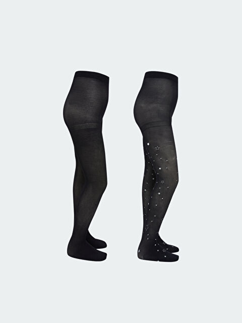 LCW ECO Girl BLACK Tights - S6LH33Z4-J0F