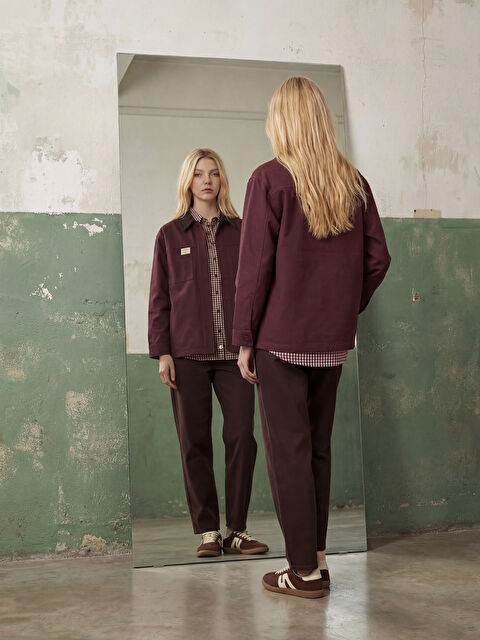 LCW Modest Gömlek Yakalı Kadın Ceket - S6LH49Z8-2L8