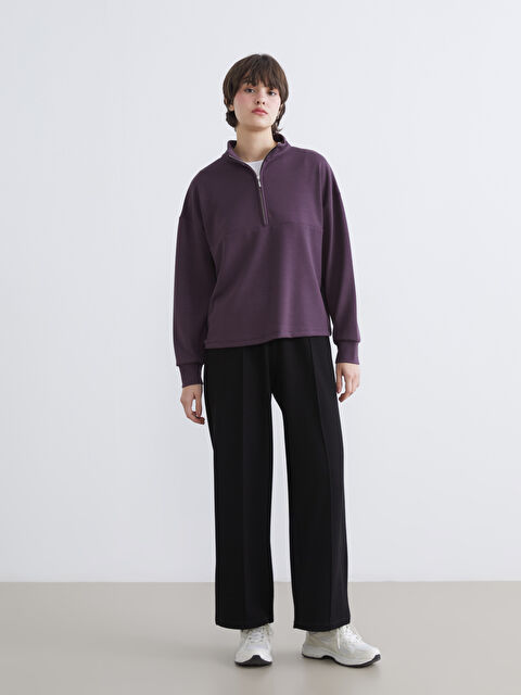 KOOR SPORT Beli Lastikli Soft Touch Kadın Eşofman Altı - S6LH74Z8-CVL