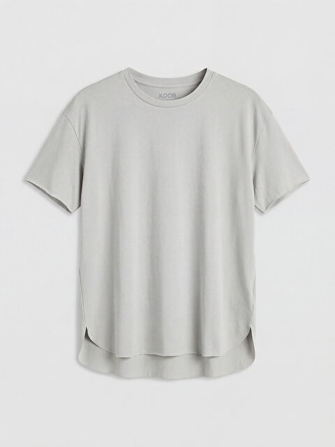 KOOR SPORT Bisiklet Yaka Kadın Oversize Spor Tişört