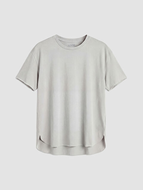 KOOR SPORT Bisiklet Yaka Kadın Oversize Spor Tişört