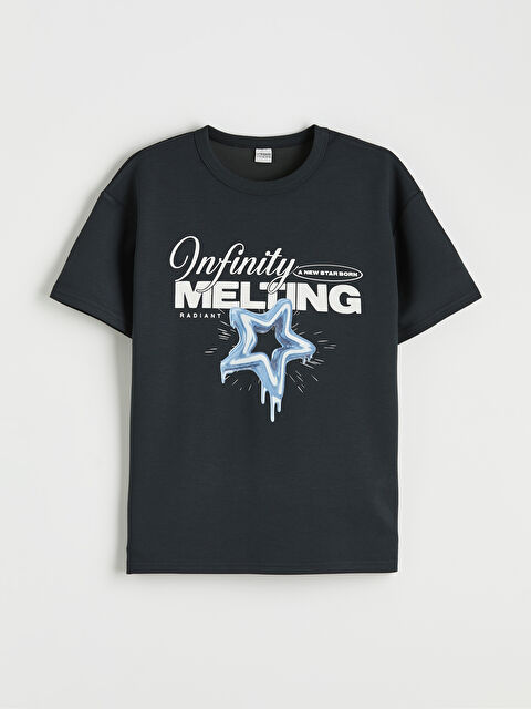 LCW Kids Erkek Çocuk Baskılı Tişört - S6LI39Z4-3CD