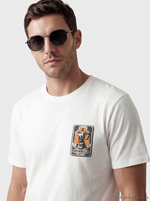 LC WAIKIKI Standart Kalıp Baskılı Erkek Tişört - S6LI68Z8-EEW