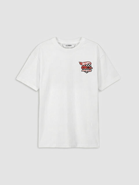 LCW Kids Boy ECRU T-Shirt - S6LI77Z4-FDU
