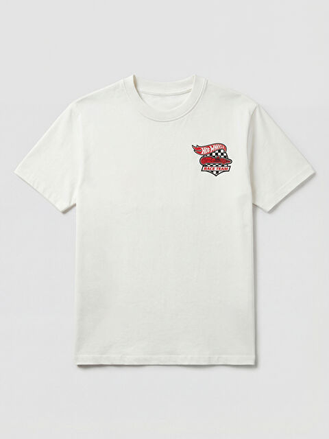 LCW Kids Crew Neck Hot Wheels Printed Boys' T-Shirt - S6LI77Z4-FDU