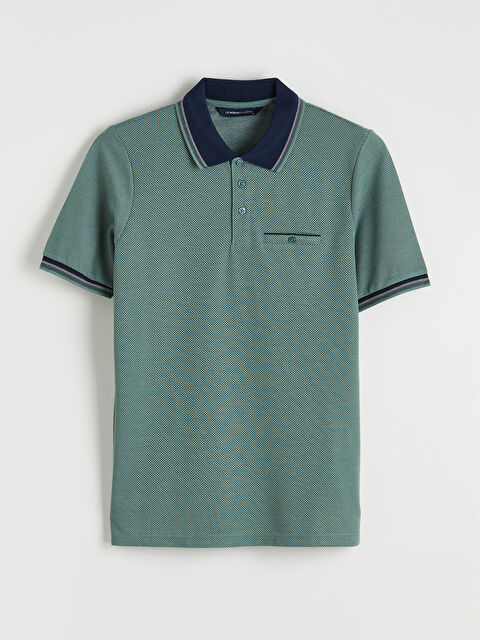 LCWAIKIKI Classic Polo Yaka Kısa Kollu Pile Erkek Tişört - S6LI83Z8-MKD