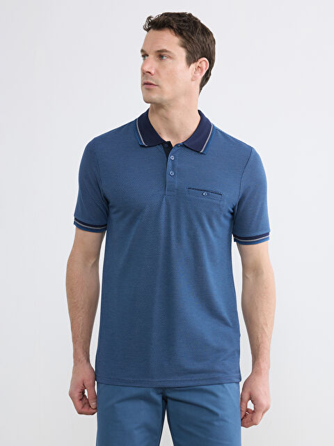 LCWAIKIKI Classic Polo Yaka Kısa Kollu Pile Erkek Tişört - S6LI83Z8-MLC