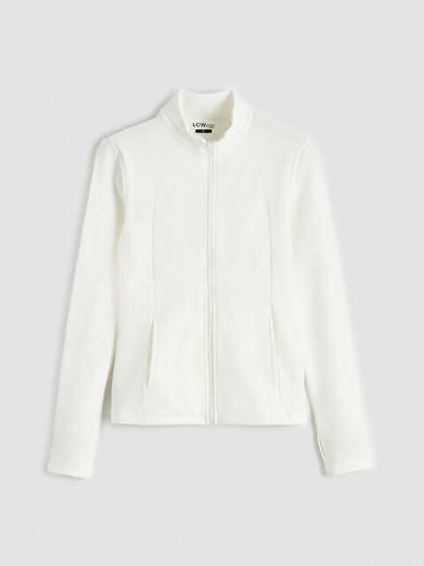 KOOR SPORT Dik Yaka Kadın Fermuarlı Sweatshirt - S6LI89Z8-JYX