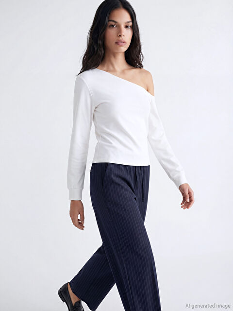 XSIDE Kayık Yaka Kadın Sweatshirt - S6LJ26Z8-R9J