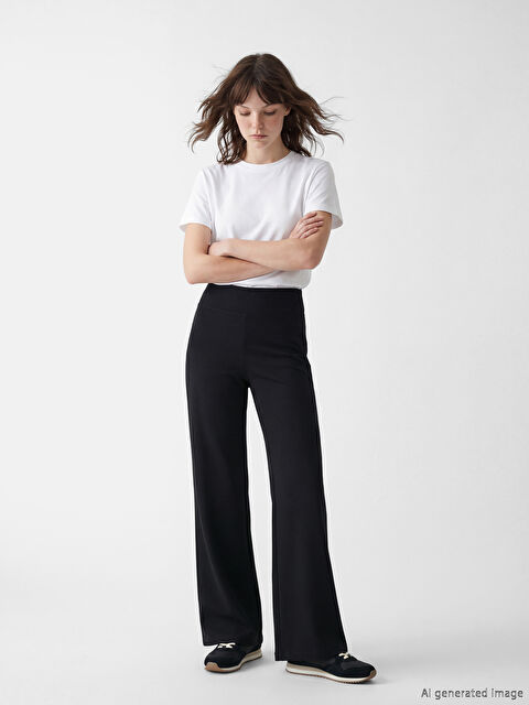 XSIDE Yüksek Bel İspanyol Paça Kadın Tayt Pantolon	 - S6LJ30Z8-CVL