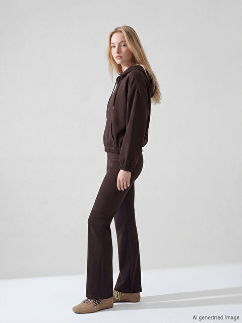 XSIDE Yüksek Bel İspanyol Paça Kadın Tayt Pantolon	 - S6LJ30Z8-S7U