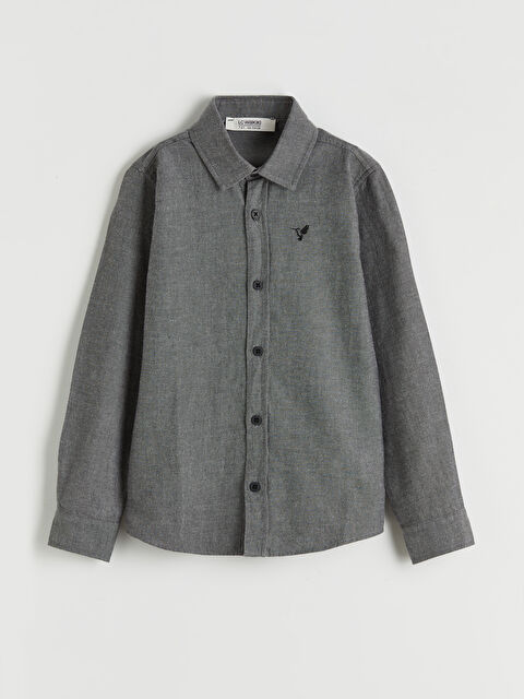 LC WAIKIKI Nakışlı Erkek Çocuk Gömlek - S6LJ42Z4-LEG