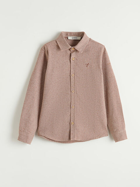LC WAIKIKI Nakışlı Erkek Çocuk Gömlek - S6LJ43Z4-D3G