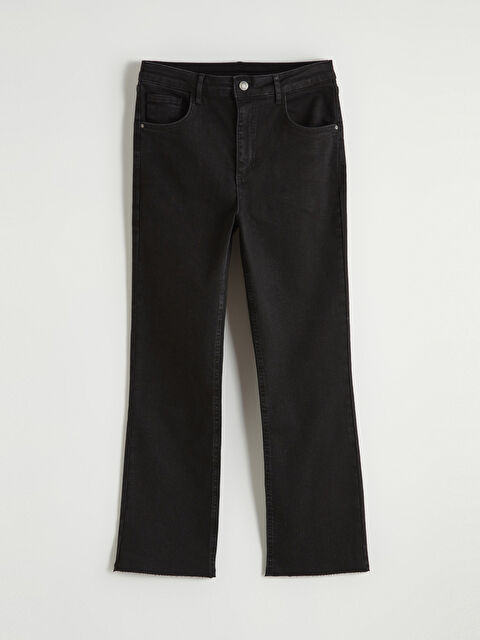 XSIDE Crop Flare Kadın Jean Pantolon - S6LJ74Z8-CVL