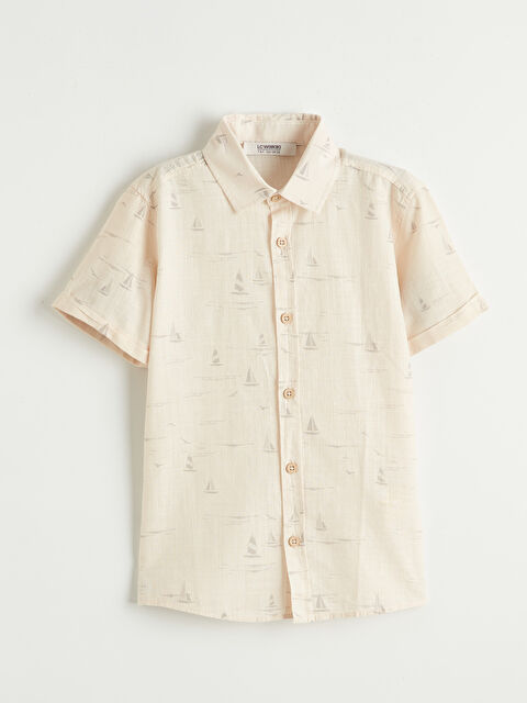 LC WAIKIKI Desenli Erkek Çocuk Gömlek - S6LJ97Z4-LQB