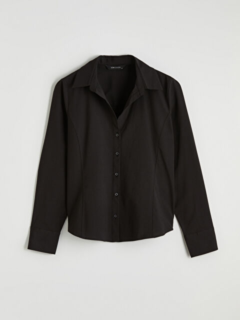 LCW Vision Slim Fit Kadın Gömlek - S6LK21Z8-CVL
