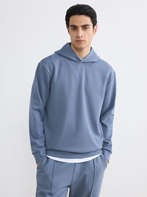 LCW Vision Basic Erkek Hoodie - S6LK50Z8-HAB