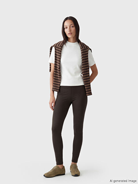 LCW ECO Yüksek Bel Kadın Spor Tayt	