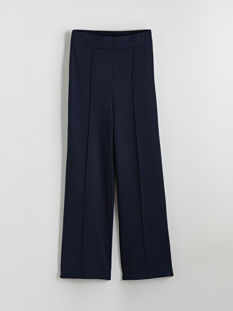 LCW Modest Dikiş Detaylı Geniş Paça Kadın Eşofman Altı - S6LL64Z8-HRZ