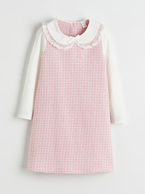 LCW Kids Bebe Yaka Ekose Desenli Kız Çocuk Tüvit Elbise - S6LM11Z1-LNQ