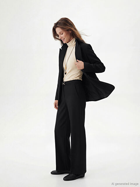 LCW Modest Standart Fit Toka Detaylı Kadın Pantolon - S6LM22Z8-CVL