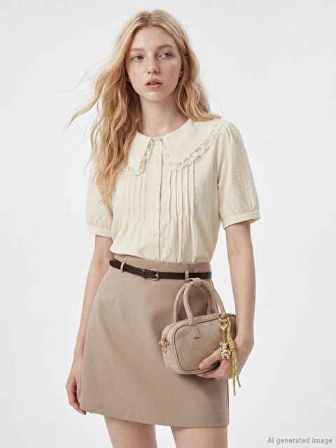 XSIDE Bebe Yaka Kadın Gömlek