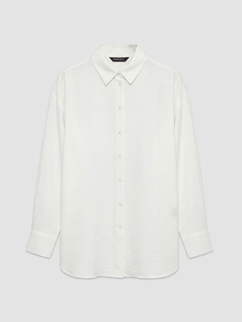 LCW Modest Oversize Kadın Gömlek Tunik - S6LN60Z8-EEW