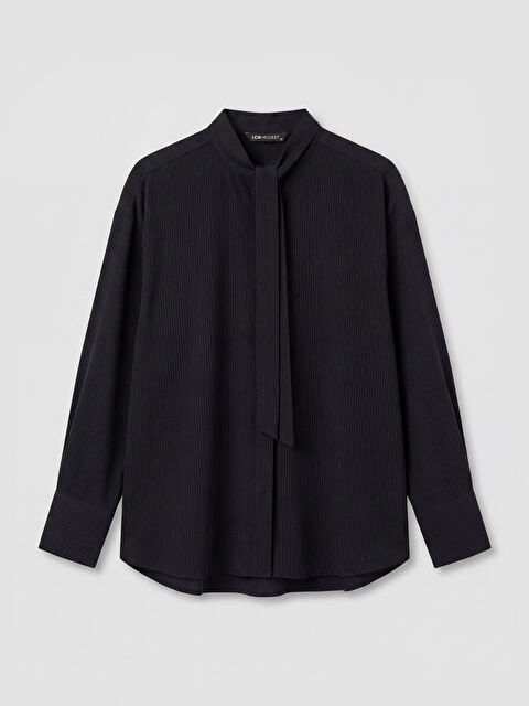 LCW Modest Kravat Detaylı Kadın Gömlek Tunik