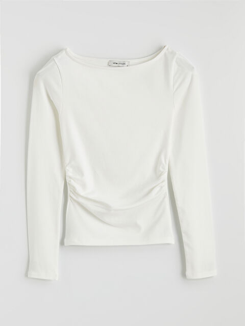 LCW Vision Kayık Yaka Büzgülü Body	 - S6LN81Z8-R9J