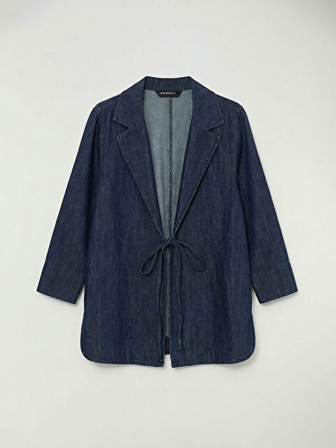 LCW Modest Bağlama Detaylı Kadın Jean Ceket - S6LO44Z8-309