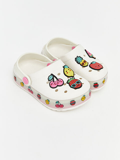 LCW STEPS Baskılı Kız Bebek Plaj Sandaleti - S6LO48Z1-V9H